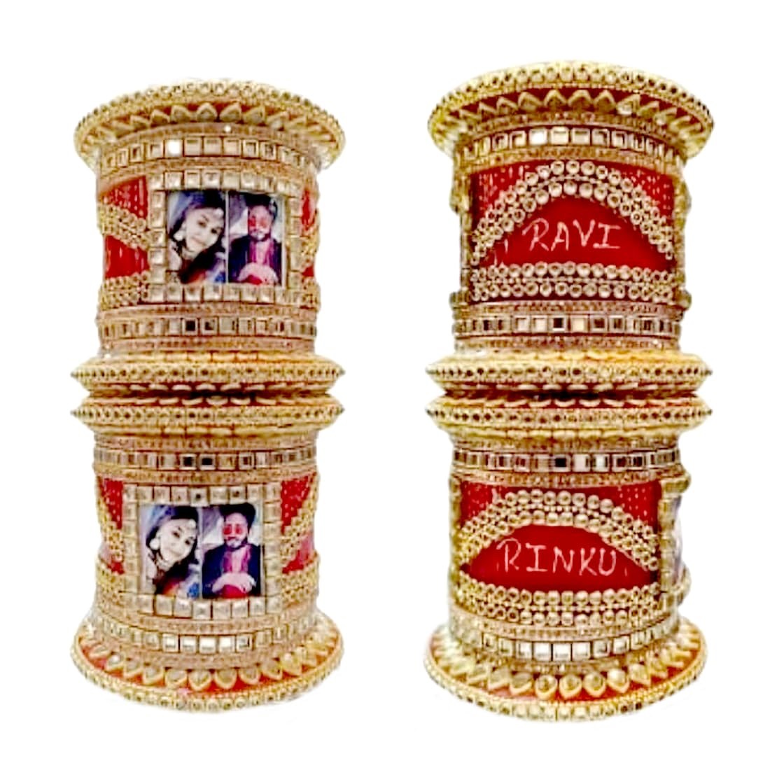 Beautiful Bridal Name and Photo Wedding Chura