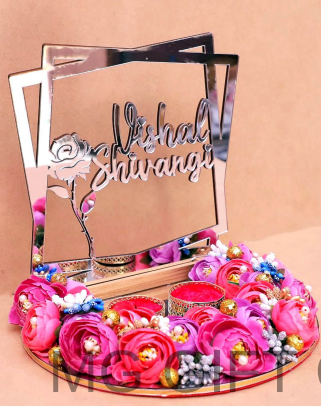 Personalized Royal Heart Ring Platter