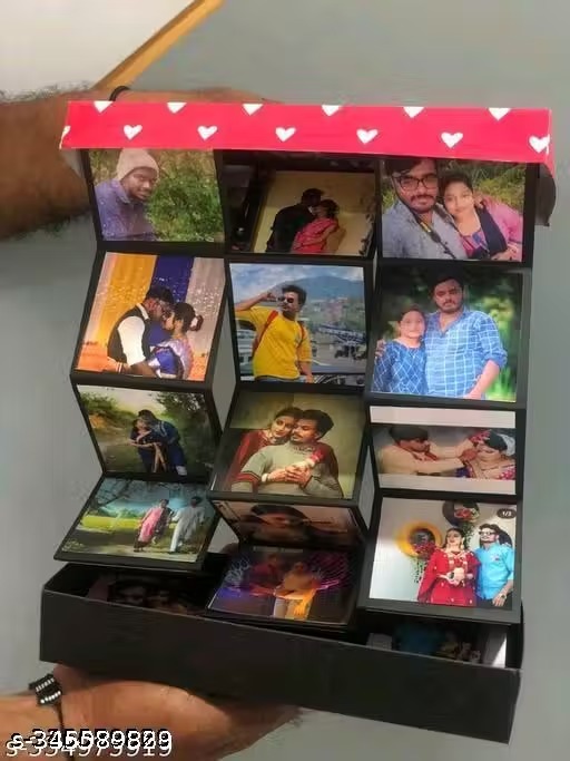 Personalized 24-Photo "Explosion" Memory Box – The Ultimate Romantic Gift