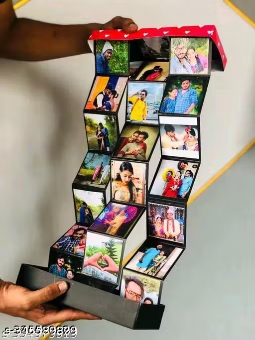 Personalized 24-Photo "Explosion" Memory Box – The Ultimate Romantic Gift