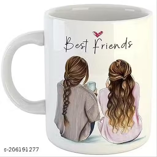 Friendship Day Special: Two Girls & Coffee Art Mug