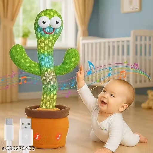 Kids Singing Talking Recording Dancing Cactus Toy