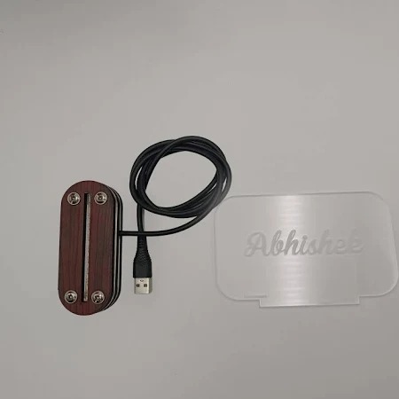 Lampees Personalized Name LED Table Lamp