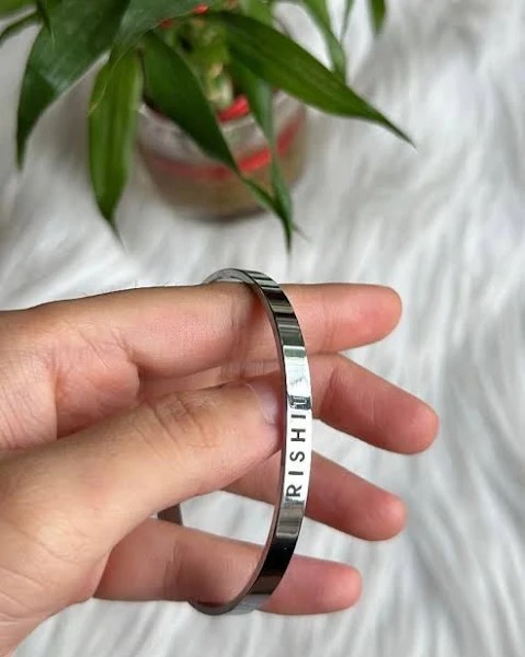 Personalised Silver Kada