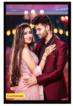 Eternal Love: Custom Wedding Milestone Wall Frame