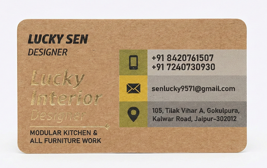 Emerald Leaf Premium Black Business Card - 500pcs