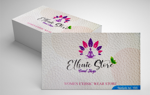 Matt + Texture No. 3 Business Visiting Card (350 Gsm) - 1000pcs