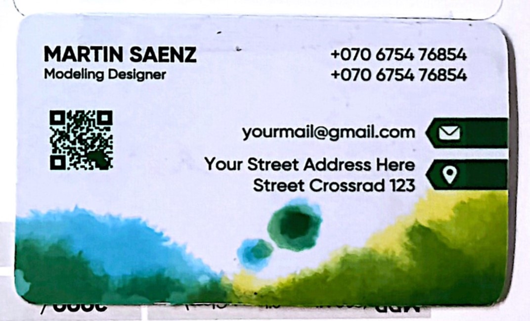 800 Micron + Velvet + UV + 5 Foil Option + 2 Die Shapes Options | Luxury-Feel Business Cards P. Code 10A (Min-100qty)