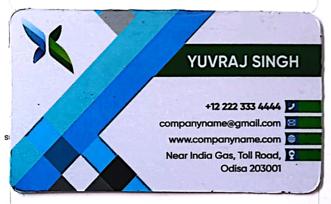 800 Micron + Gloss + UV + 5 Foil Option + 2 Die Shapes Options | Luxury-Feel Business Cards P. Code 10A (Min-100qty)