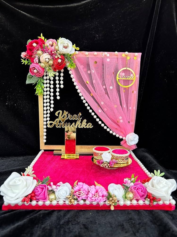 Engagement Ring Platter with Name Premium Segment